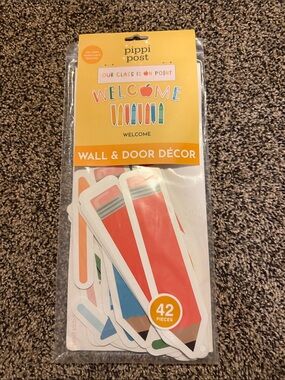 Welcome Wall & Door Décor - Multicolor Pencils